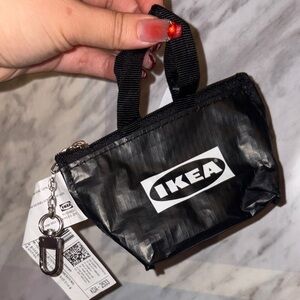 Rare IKEA Black Keychain Pouch 🖤